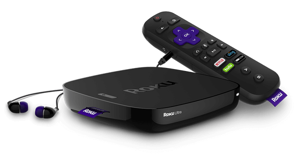 The latest Roku device and controller.